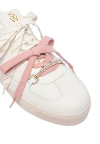 Stuart Weitzman Sneakersy Colton SN031 Kremowy. Kolor: kremowy. Materiał: skóra #3