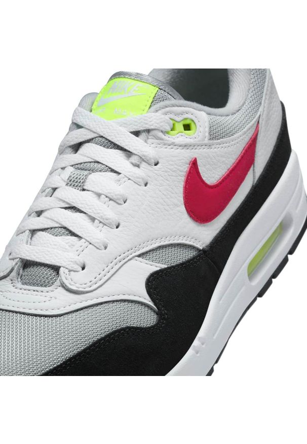 Nike Air Max 1 'Chili Volt' Sneakersy męskie. Kolor: biały. Model: Nike Air Max