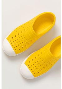 Native - Tenisówki dziecięce. Nosek buta: okrągły. Zapięcie: bez zapięcia. Kolor: żółty. Materiał: syntetyk, materiał, guma. Szerokość cholewki: normalna #4