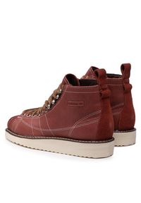 Adidas - adidas Sneakersy Superstar Boot FZ2642 Bordowy. Kolor: czerwony. Materiał: skóra. Model: Adidas Superstar #3