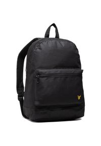Plecak Lyle & Scott - Backpack BA1200A True Black 572. Kolor: czarny. Materiał: materiał #1