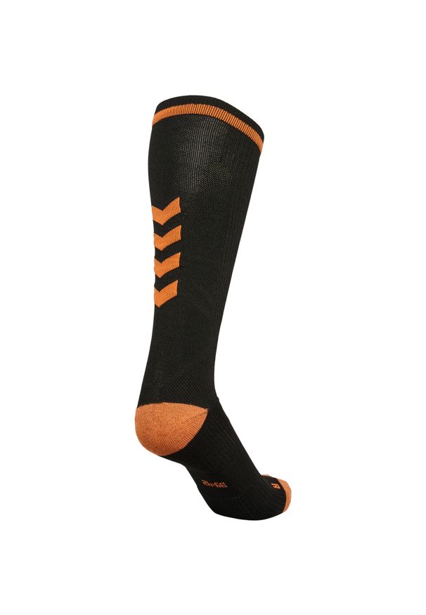 Skarpety sportowe dla dorosłych Hummel Elite Indoor Sock High. Kolor: żółty, wielokolorowy, pomarańczowy, czarny