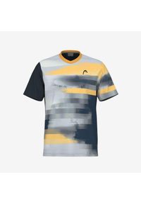 Head - TOPSPIN T-Shirt Boys. Kolor: niebieski. Wzór: nadruk. Sport: tenis