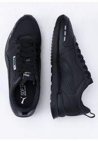Sneakersy męskie czarne Puma R78 SL. Kolor: czarny. Materiał: materiał, skóra ekologiczna, guma #3