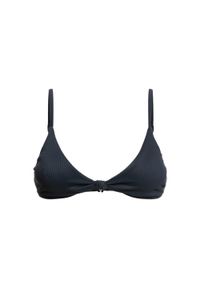 Roxy - Trójkątny stanik bikini ROXY LOVE THE SURF KNOT Czarny Kobiety. Kolor: szary. Materiał: materiał, nylon, elastan