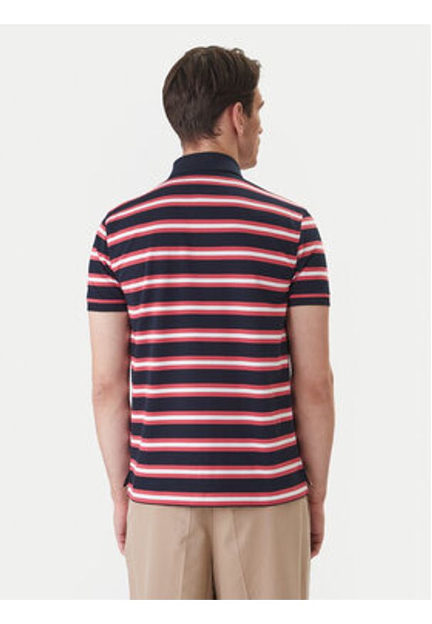 TOMMY HILFIGER - Tommy Hilfiger Polo 1985 MW0MW17770 Granatowy Regular Fit. Typ kołnierza: polo. Kolor: niebieski. Materiał: bawełna
