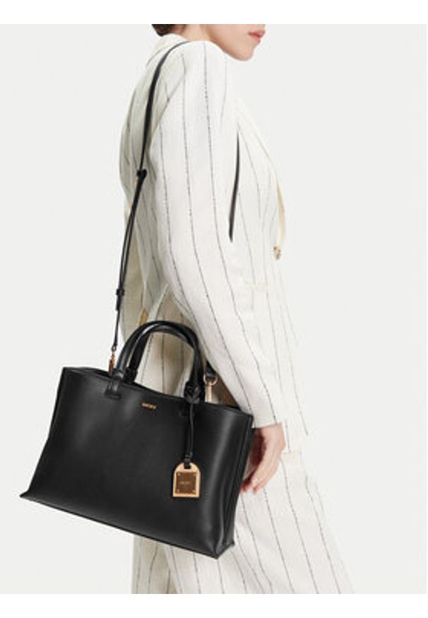 DKNY Torebka R44D1I53 Czarny. Kolor: czarny. Materiał: skórzane