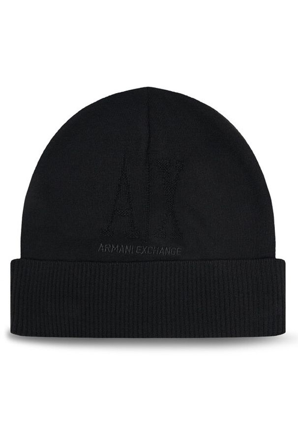 Armani Exchange Czapka XW001445 AF11896 UC001 Czarny. Kolor: czarny. Materiał: materiał, bawełna