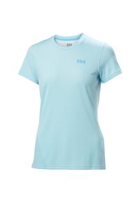 T-shirt damski Helly Hansen Lifa Active Solen. Kolor: niebieski. Materiał: tkanina. Sport: turystyka piesza #1