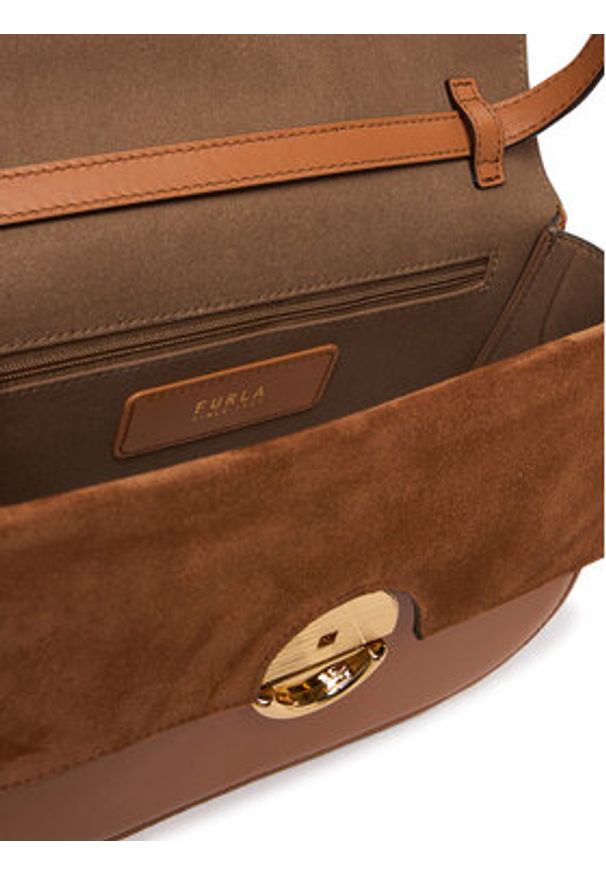 Furla Torebka Sfera S WB01355 BX0428 BG RY000 Brązowy. Kolor: brązowy. Materiał: skórzane