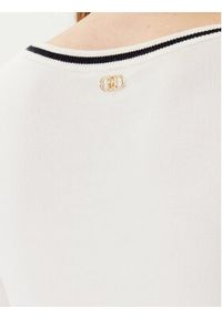 Liu Jo Sport Sweter TF5209 MS49I Écru Regular Fit. Materiał: wiskoza. Styl: sportowy #3