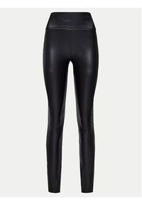 Wolford Legginsy Edie 19298 Czarny Slim Fit. Kolor: czarny. Materiał: skóra