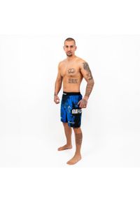 KNOCKOUT - MMA Knockout Skull Szorty. Kolor: niebieski