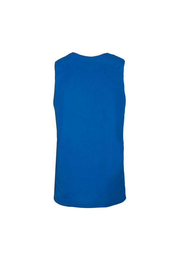 ERREA - Errea Chicago Tank Top Podwójna Reklama Tank Top Dorośli. Kolor: niebieski, wielokolorowy, żółty. Długość rękawa: bez rękawów. Sport: koszykówka