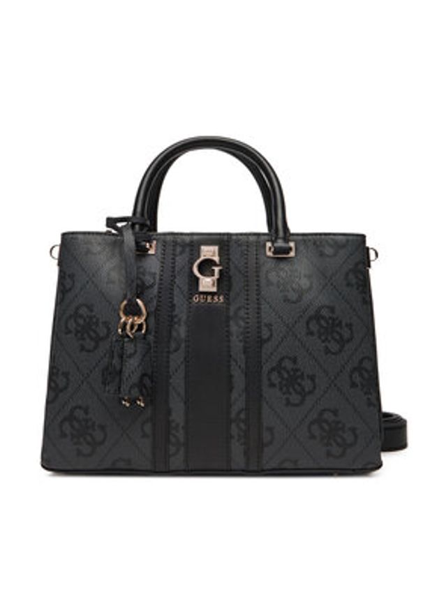 Guess Torebka Erenia HWSO78 38060 Czarny. Kolor: czarny. Materiał: skórzane