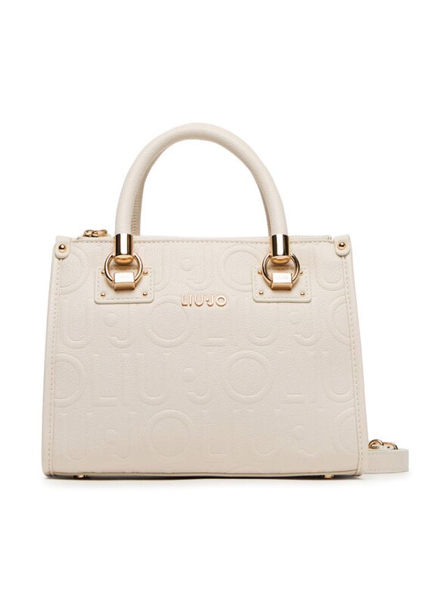 Liu Jo Torebka Ecs S Satchel AF5163 E0538 Écru. Materiał: skórzane
