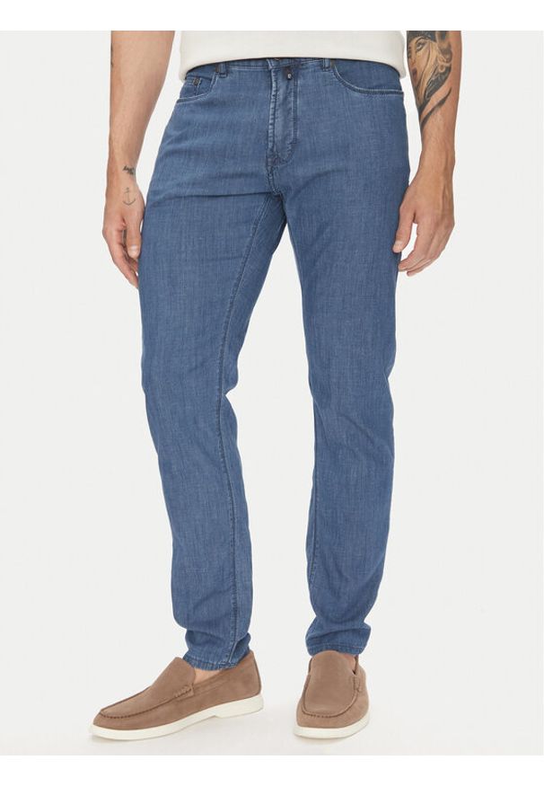 Pierre Cardin Jeansy C7 34506.7770 Niebieski Slim Fit. Kolor: niebieski