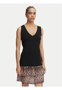 Liu Jo Beachwear Sukienka codzienna VA6127 JS360 Czarny Regular Fit. Okazja: na co dzień. Kolor: czarny. Materiał: wiskoza. Typ sukienki: proste. Styl: casual #1