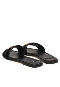 Elisabetta Franchi Klapki SA72L61E2 Czarny. Kolor: czarny. Materiał: zamsz, skóra #4