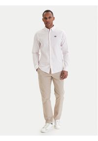 Aeronautica Militare Koszula 261CA1320UCT03532 Różowy Regular Fit. Kolor: różowy. Materiał: bawełna #5