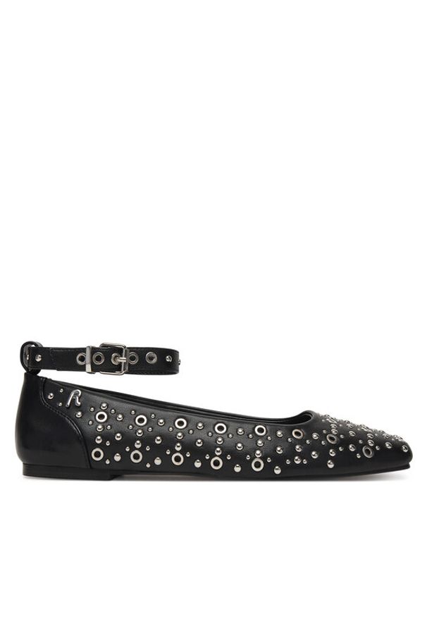 Replay - REPLAY Baleriny GWB23 .000.C0027S Czarny. Kolor: czarny. Materiał: skóra