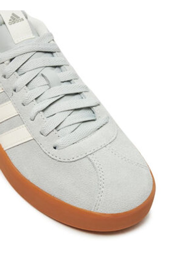 Adidas - adidas Sneakersy VL Court 3.0 Shoes JP7539 Szary. Kolor: szary. Materiał: zamsz, skóra
