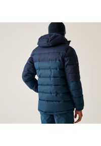 Regatta - Kurtka męska zimowa ocieplana Aldthorn. Kolor: zielony, niebieski, wielokolorowy. Materiał: puch, syntetyk. Sezon: zima. Sport: turystyka piesza #2
