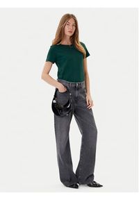 Pinko - PINKO T-Shirt Bussolotto 100355 A2RD Zielony Regular Fit. Kolor: zielony. Materiał: bawełna #3