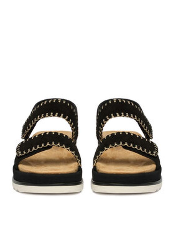 Remonte Sandały CEO-D3P50-02 Czarny. Kolor: czarny. Materiał: skóra, zamsz