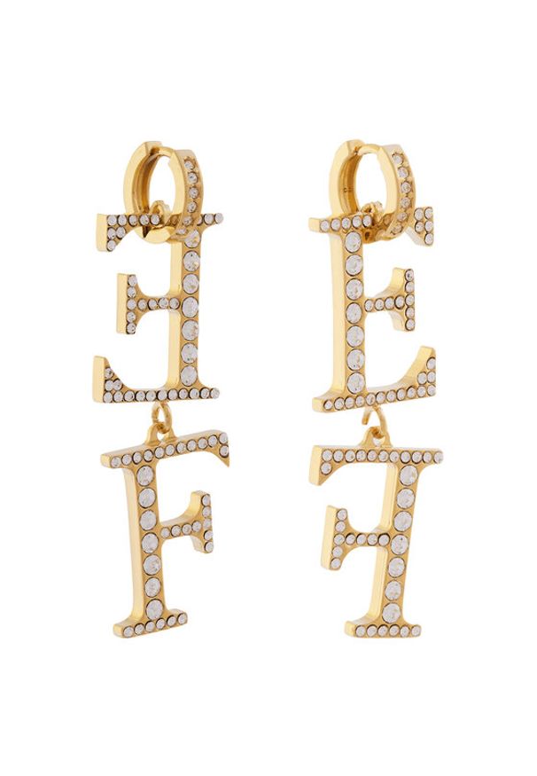 Elisabetta Franchi Kolczyki OR-17K-52E2-V260 Złoty. Materiał: metalowe. Kolor: złoty