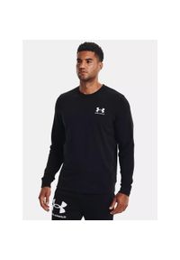 Under Armour - Bluza fitness męska UNDER ARMOUR Rival Terry Crew. Kolor: biały, wielokolorowy, czarny. Sport: fitness