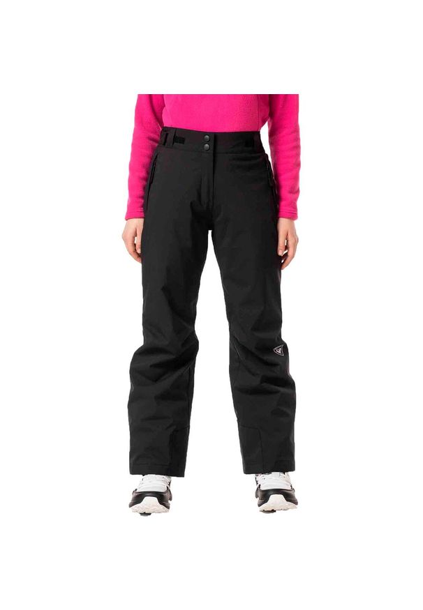 Spodnie narciarskie dziecięce Rossignol Girl Ski. Kolor: czarny. Sezon: zima. Sport: narciarstwo
