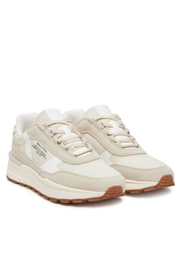 Marc O'Polo Sneakersy RR1M3002 Beżowy. Kolor: beżowy. Materiał: skóra, zamsz