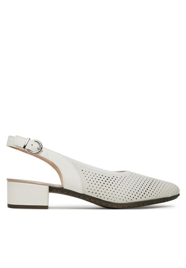 Rieker Czółenka CEO-47066-80 Biały. Kolor: biały. Materiał: skóra, syntetyk