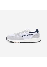 Decathlon - Buty sportowe RR70 Edycja Vintage. Okazja: na co dzień. Kolor: biały, niebieski, szary, wielokolorowy. Materiał: kauczuk. Sport: turystyka piesza
