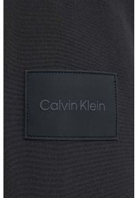 Calvin Klein kurtka męska kolor czarny przejściowa. Kolor: czarny. Materiał: polar, poliester #4