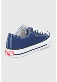 Cross Jeans tenisówki damskie kolor granatowy. Nosek buta: okrągły. Zapięcie: sznurówki. Kolor: niebieski. Materiał: guma #3