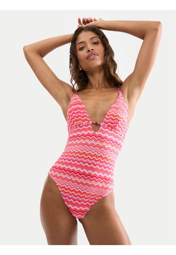 Triumph Strój kąpielowy Mix & Match Summer OP 10226506 Pomarańczowy. Kolor: pomarańczowy. Materiał: syntetyk