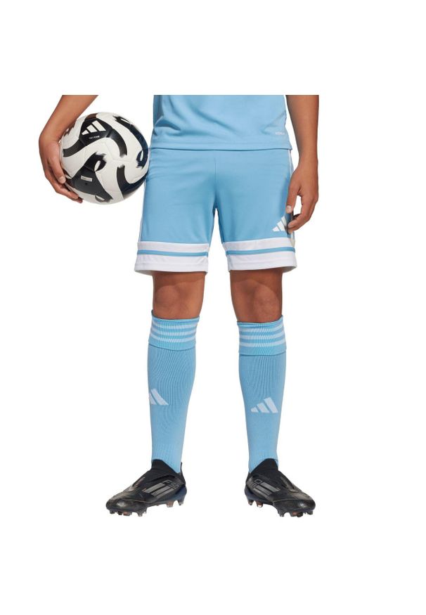 Adidas - Spodenki dla dzieci adidas Squadra 25. Kolor: biały, wielokolorowy, niebieski