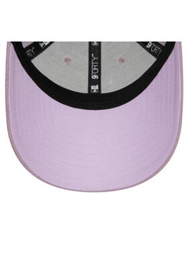 New Era Czapka z daszkiem Wmns Bubble Stitch 940 La Dodgers 60434996 Fioletowy. Kolor: fioletowy. Materiał: materiał