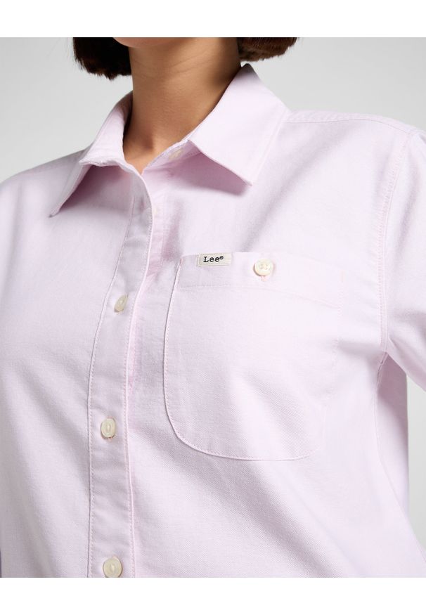 Lee - DAMSKA KOSZULA LEE ALL PURPOSE SHIRT PINKY PLUM 112370989