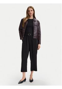 Vero Moda Kuloty Bree 10341670 Czarny Cropped Fit. Kolor: czarny. Materiał: lyocell #3