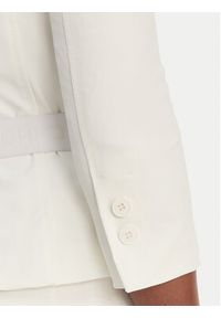 Elisabetta Franchi Marynarka GI-224-61E2-V590 Biały Regular Fit. Kolor: biały. Materiał: syntetyk #3
