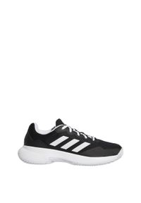Buty damskie do tenisa Adidas Game Court 2. Kolor: czarny, biały, wielokolorowy. Materiał: materiał. Sport: tenis #1