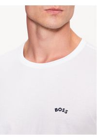 BOSS - Boss T-Shirt Tee Curved 50469062 Biały Regular Fit. Kolor: biały. Materiał: bawełna #4