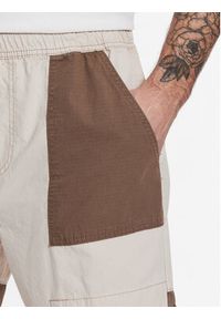 BDG Urban Outfitters Spodnie materiałowe BDG RIPSTOP UTILITY 76522614 Écru Classic Fit. Materiał: materiał, bawełna #3