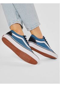 Vans Tenisówki Old Skool VN000D3HNVY Niebieski. Kolor: niebieski. Materiał: skóra, zamsz #4