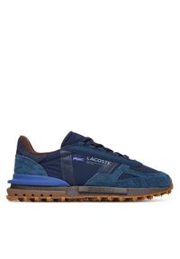Lacoste Sneakersy Elite Active 7-50SMA0081 Granatowy. Kolor: niebieski. Materiał: zamsz, skóra
