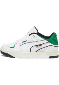 Buty do chodzenia męskie Puma Slipstream Bball. Zapięcie: sznurówki. Kolor: biały. Materiał: skóra. Szerokość cholewki: normalna. Sport: turystyka piesza