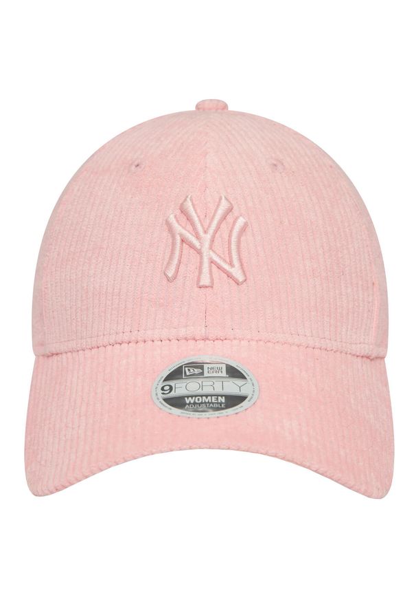 Czapka z daszkiem damska New Era 9FORTY New York Yankees Wmns Summer Cord Cap. Kolor: różowy. Materiał: poliester
